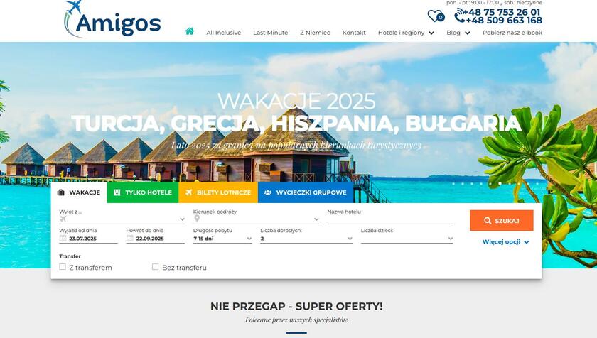 wakacje z niemiec, wakacje z wylotem z niemiec, wczasy z niemiec, wczasy z wylotem z niemiec, wycieczki z niemiec, wycieczki z wylotem z niemiec, wakacje all inclusive z niemiec, wycieczki all inclusive z niemiec, wczasy all inclusive z niemiec, strona amigos, wyszukiwanie oferty, wakacje z niemieckim biurem podróży, wypoczynek z niemieckim biurem podróży, tanie wakacje z niemiec 